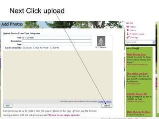 Next Click upload
 