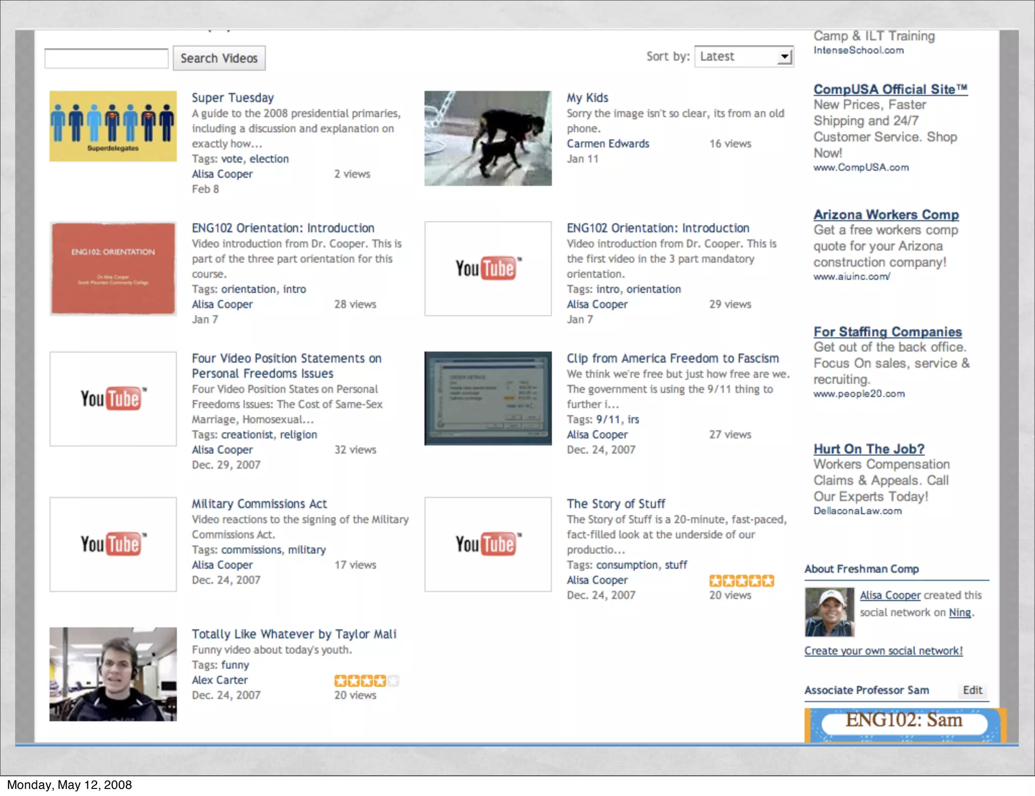 Building Community with Ning