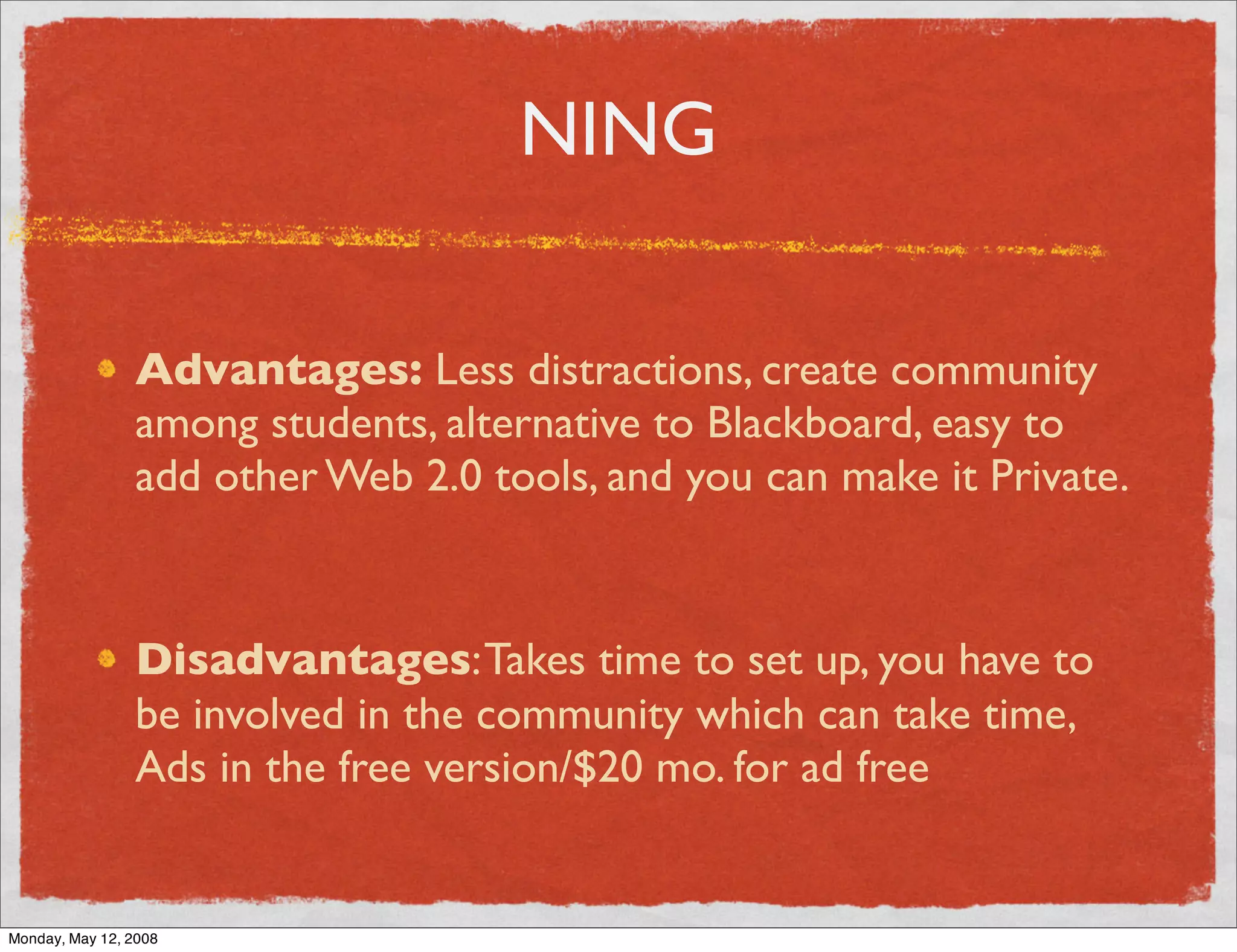Building Community with Ning
