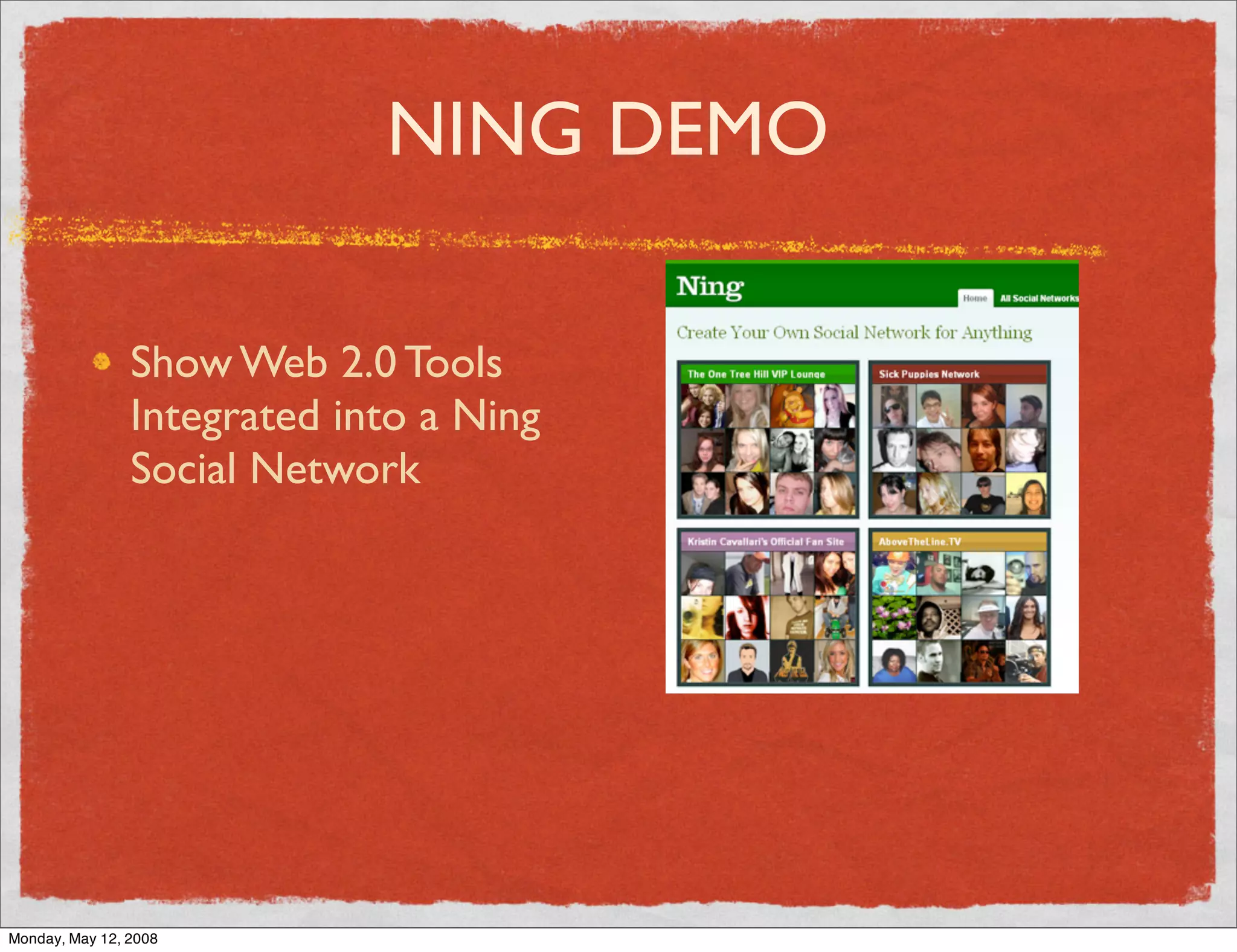 Building Community with Ning