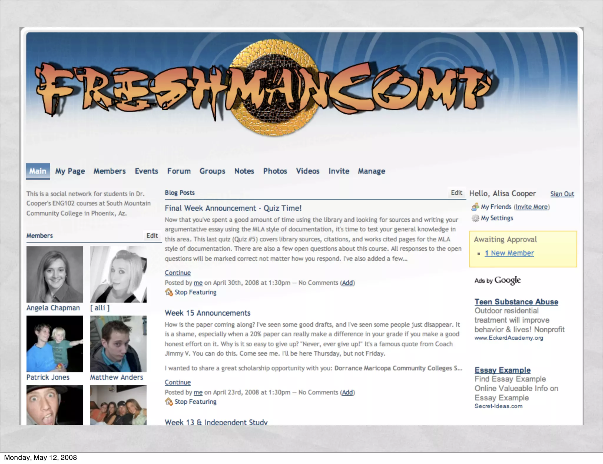 Building Community with Ning