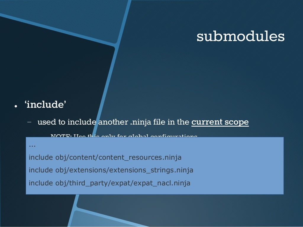 Ninja Build System:windows Ninja Build Dependency List | The Ninja build system – ZEJAJ