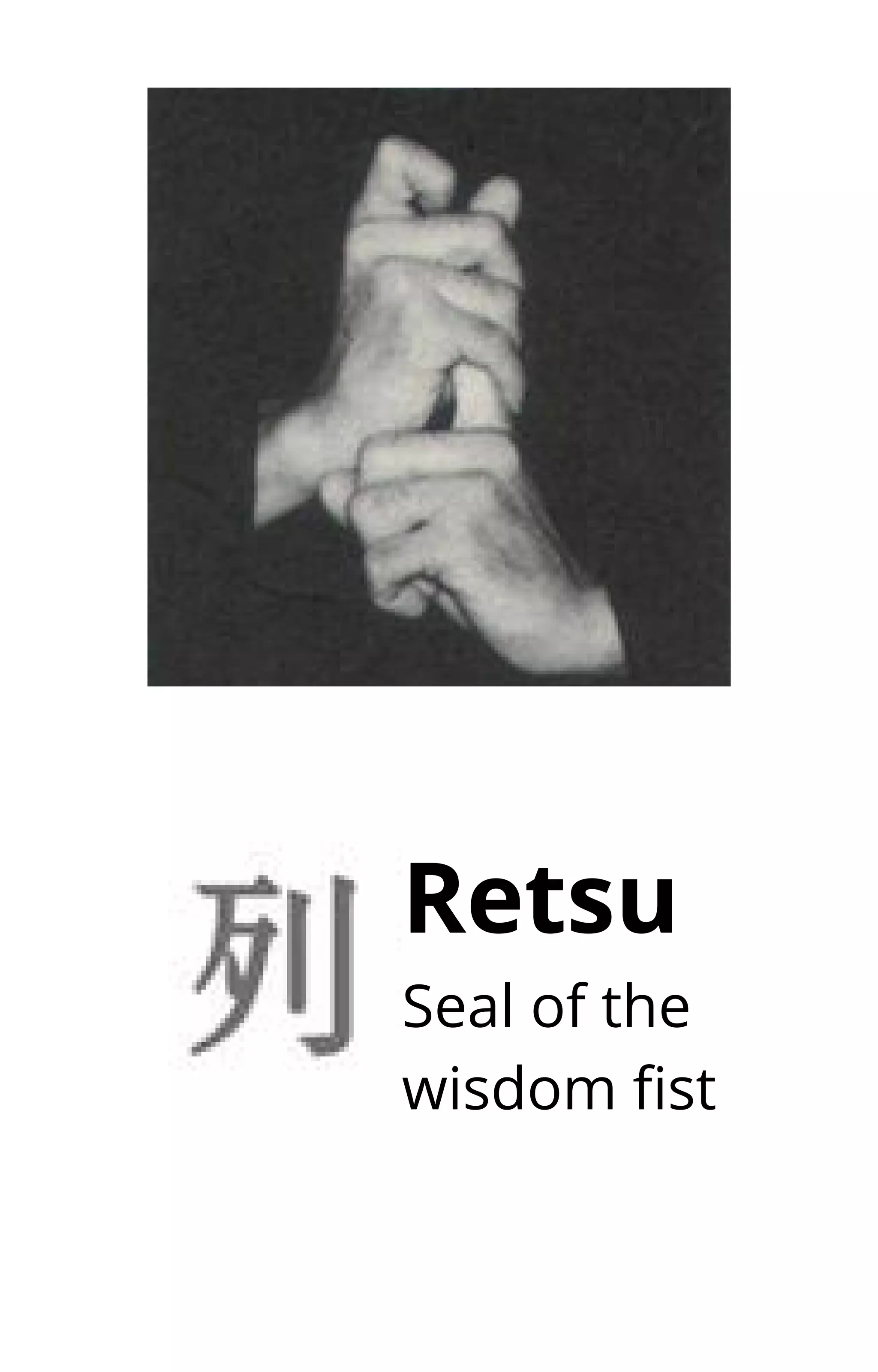 Retsu
Seal of the
wisdom fist