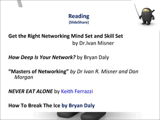 Networking Ninja Ninja networking training | PPT