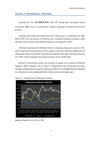 Brand Audit: Nintendo 