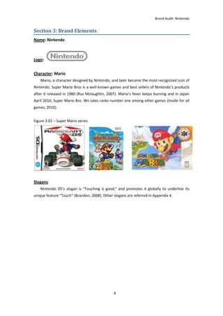 Brand Audit: Nintendo 