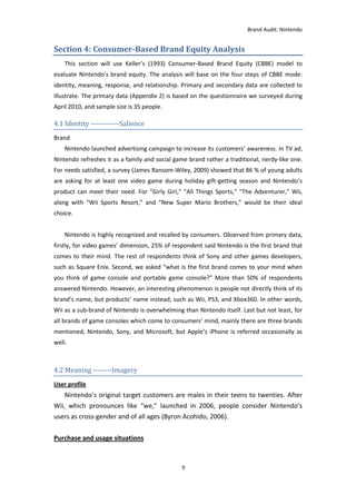 Brand Audit: Nintendo 