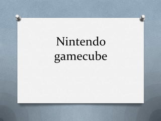 Nintendo
gamecube
 