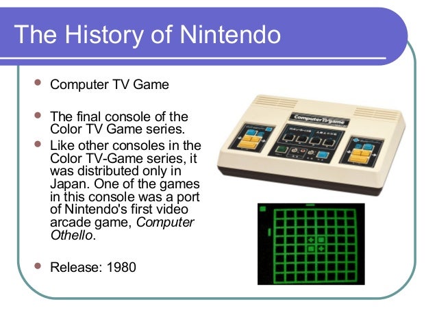 The History of Nintendo (completed)