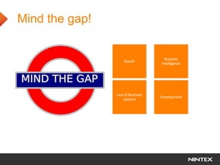 Mind the gap!
 