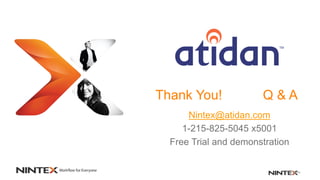 Nintex for Microsoft Office 365 - Connecting People Processes and Content by Atidan