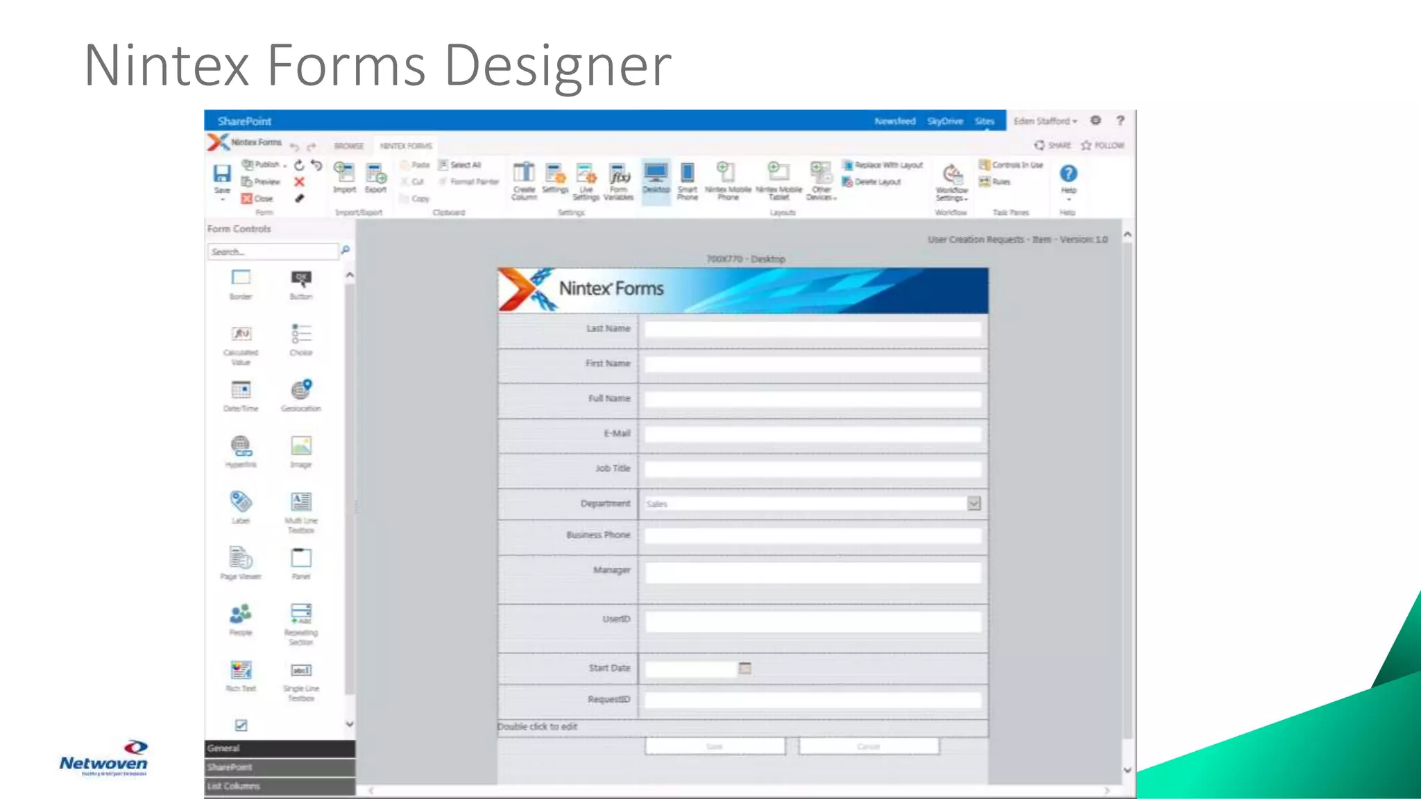 Nintex Forms Designer
 