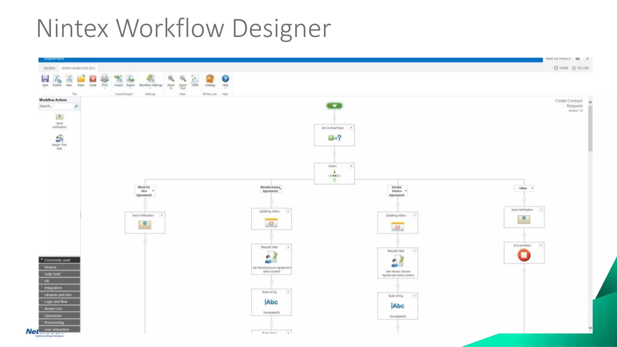 Nintex Workflow Designer
 