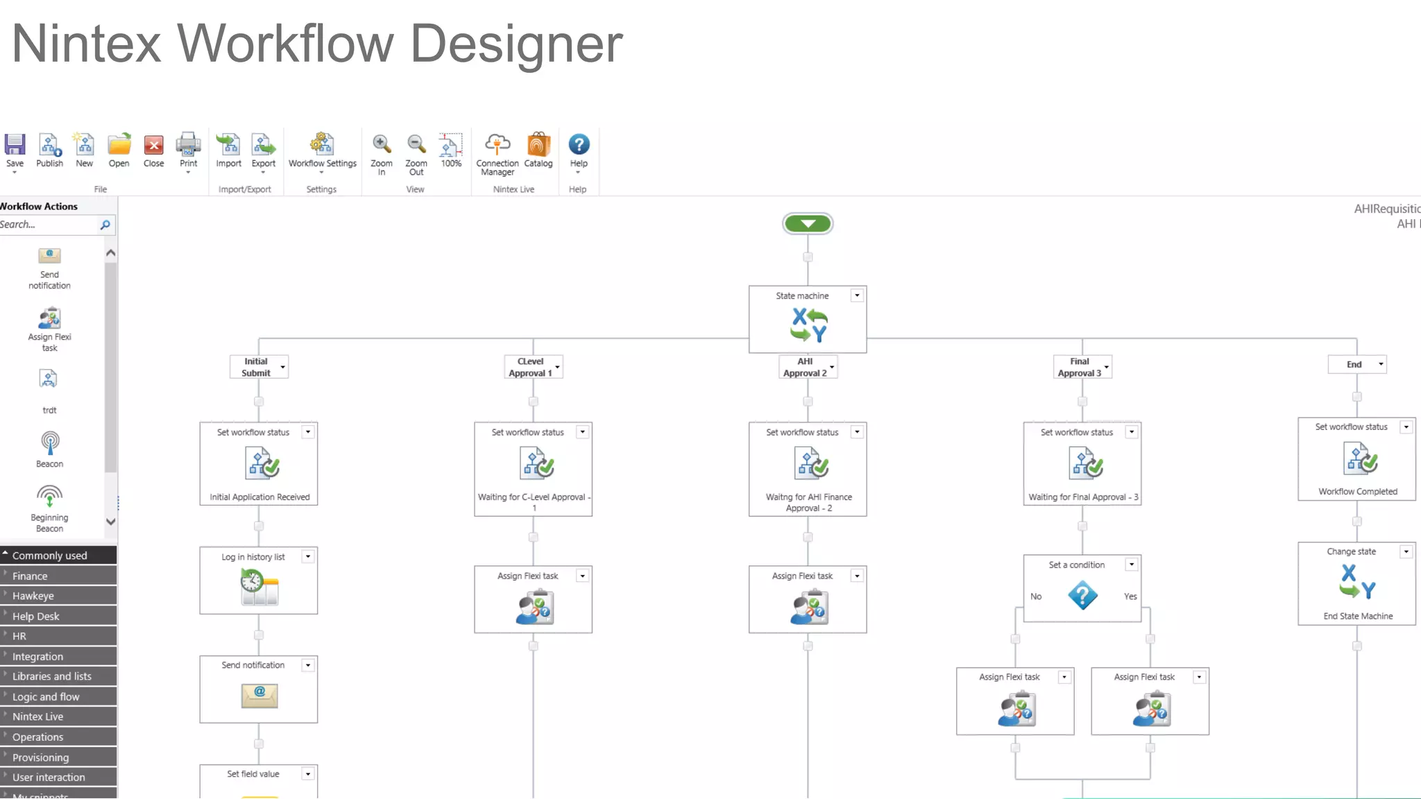 Nintex Workflow Designer
 