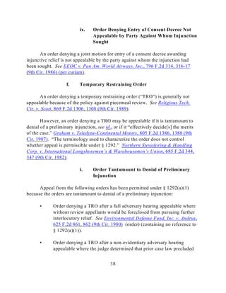 Ninth circuit appellate jurisdiction outline 9th circuit 452-pages