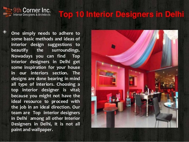 famous interior designer in