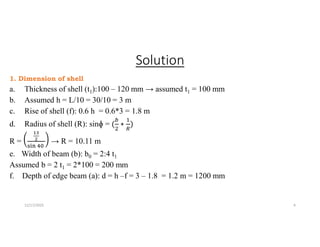Ninth course. For shell structure analysis | PDF