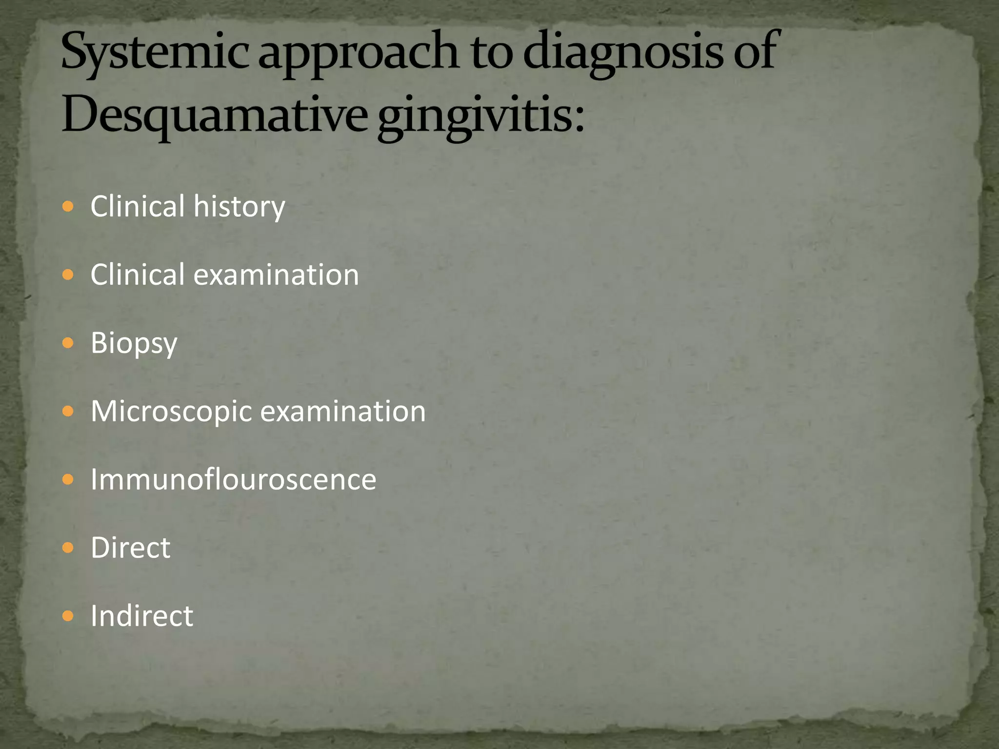 Desquamative Gingivitis | PPTX
