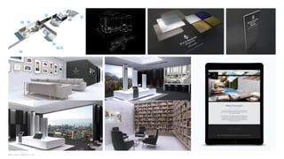 NINTH SPACE | PROJECTS | 2016
MARCH 2015 | © Ninth Space 2015
L TO
CENTRE
01
SECOND
03
LIFT
EXPERIENCE
05
FOUR SEASONS
EXPERIENCE
02
GROUND
FLOOR LOBBY
04
SECOND
FLOOR LOBBY
06
SALES / MODEL
EXPERIENCE
07
MODEL
APARTMENT
08
CLOSING
LOUNGE
09
SITE VIEWING
GALLEY
02
03
09
06
08 05
07
04
MARCH 2015 | © Ninth Space 2015
00GENERAL MATERIALS
Glass 12mm
Carrera Stone
Smoked Oak
Corian white
Blue finish timber
Brushed champagne brass
Bright brass
Laser cut Four Sesaons logo
02GROUND FLOOR LOBBY
ENVIRONMENTAL
ELEMENTS:
Entrance door
Lobby corridor
Lift entrance
TOUCH POINTS:
Door graphic
Wall signage / graphic
Carpet
Lighting
Flowers
Scent
Music
Lift door
Doorman
BRANDING THEME:
Four seasons logo
Abstract lifestyle imagery
Low level lounge music
Interior design derived from YP
BRAND IDENTITY
MOOD / LIFESTYLE
HOSPITALITY
 