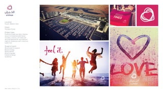 NINTH SPACE | PROJECTS | 2016
Location:
Kuwait, Western Asia.
Client:
Tamdeen Group.
Project type:
Premium mixed-use retail, lifestyle,
leisure  residential destination.
Includes a marina, a 5* hotel and
serviced apartments, two premium
highrise residences, and a premium
outlet mall.
Scope of work:
Brand audit  research
Brand strategy
Brand identity
Brand language
Collateral design
Guidelines
PROJECT NAMEPROJECT NAME
30 31
AL KHIRAN
36
36
 