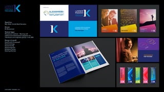 NINTH SPACE | PROJECTS | 2016
Location:
Abu Dhabi, United Arab Emirates.
Client:
Al Khawarizmi
Project type:
Educational Institute – Training and
professional development programs for
individuals and corporate groups in the UAE.
Scope of work:
Brand audit  research
Brand strategy
Brand identity
Brand language
Collateral design
Brand guidelines
PREVIOUS LOGO
LEADING EDGE BUSINESS
TRAINING SOLUTIONS
FOR THE NOW
PHOTOGRAPHY
FOR THE NOW
 