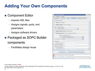 Overview of Nios II Embedded Processor | PPTX