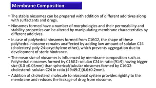 C24 Shape Niosomes | PPTX