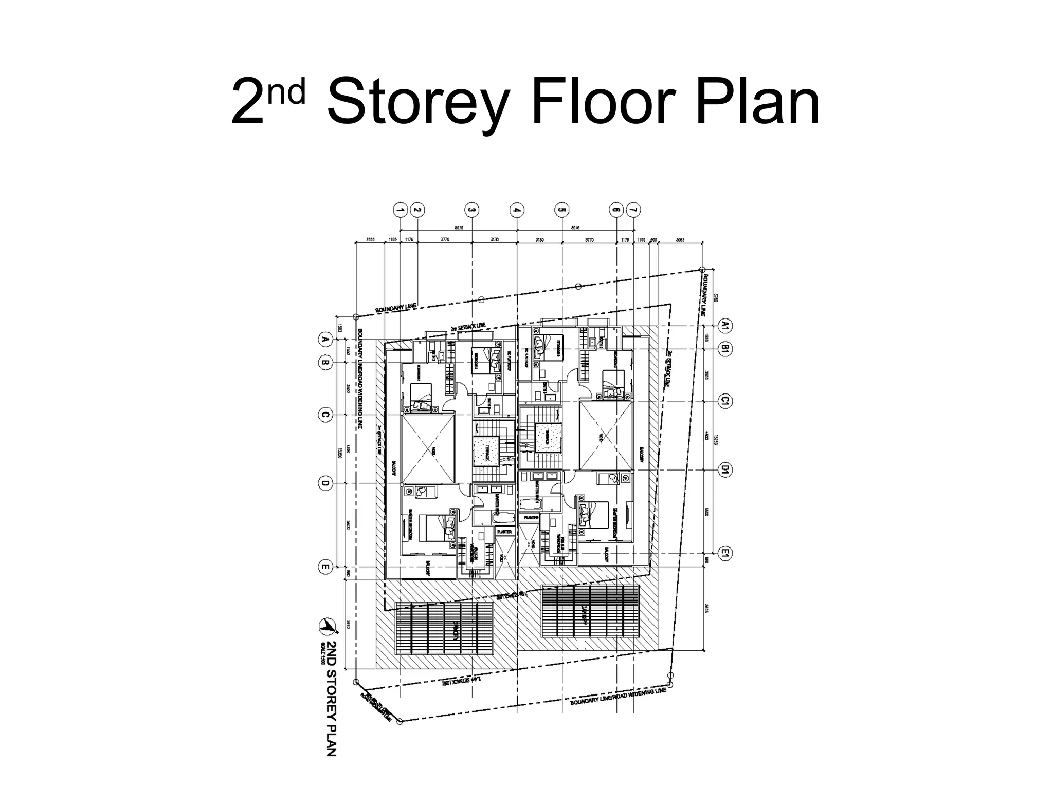 2 Storey Floor Plan
nd