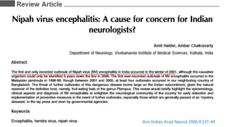 Ann Indian Acad Neurol 2006;9:137-44
 