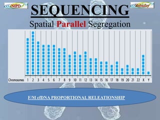 SEQUENCING 
Spatial Parallel Segregation 
F/M cfDNA PROPORTIONAL RELEATIONSHIP 
 