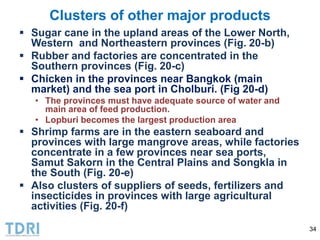 Transformation of the Thai agriculture in the last three decades