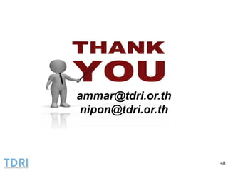 Transformation of the Thai agriculture in the last three decades