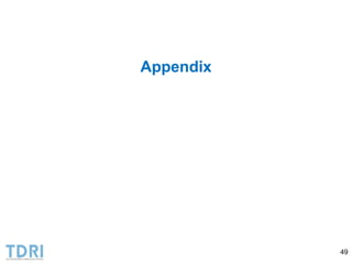 Transformation of the Thai agriculture in the last three decades