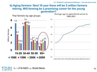Transformation of the Thai agriculture in the last three decades