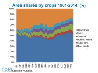 Transformation of the Thai agriculture in the last three decades