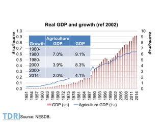 Transformation of the Thai agriculture in the last three decades