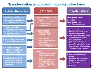 Transformation of the Thai agriculture in the last three decades