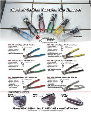 Superior Tile Nippers