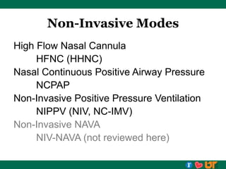 Non-Invasive Ventilation for Preterm Infants | PPTX