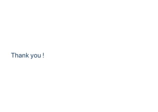 Thank you !
 