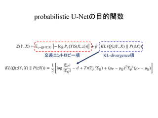 probabilistic U-Net
KL-divergence
 