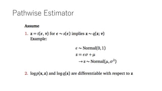 Pathwise Estimator
 