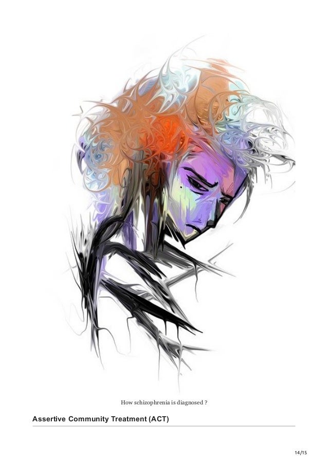 14/15
How schizophrenia is diagnosed ?
Assertive Community Treatment (ACT)
 