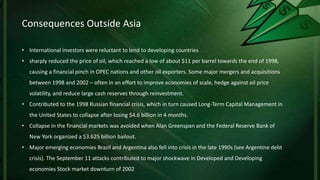 Causes of the 1997 South East Asian Financial Crises & its Impact on ...