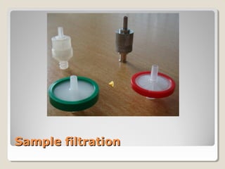 SSaammppllee ffiillttrraattiioonn 
 