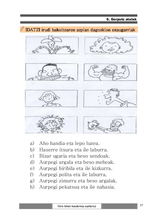 Nire lehen koadernoa euskaraz atzerritarrak