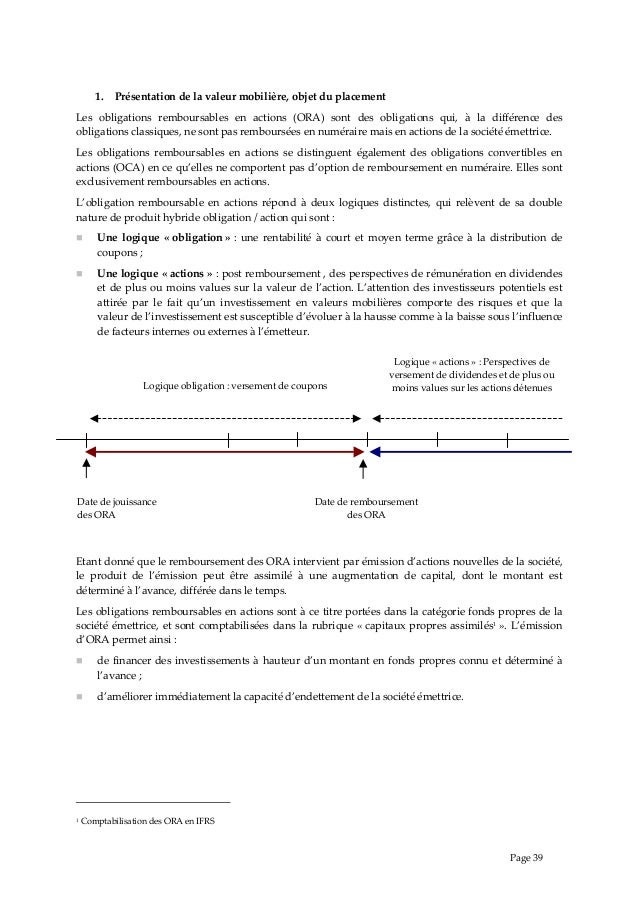Comptabilisation obligations coupons