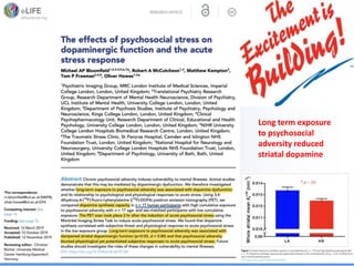 Biological Embedding of Adversity