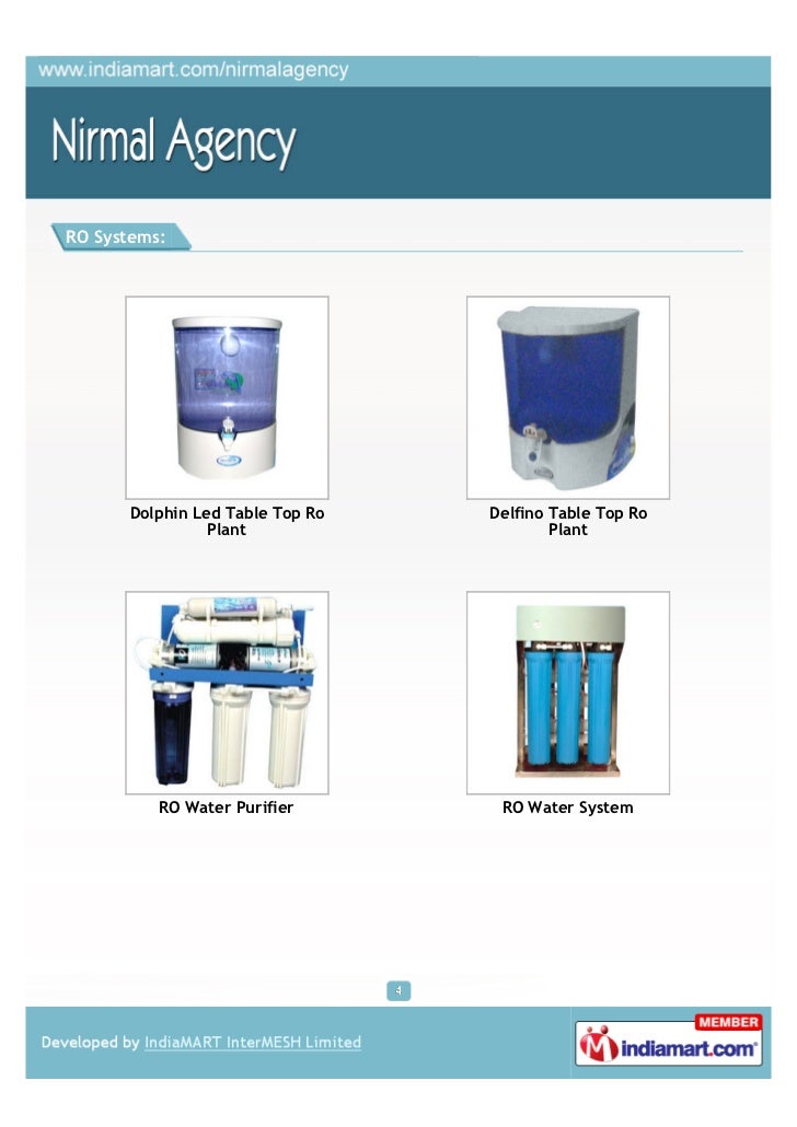 Nirmal Agency, Vadodara, Water Purifier