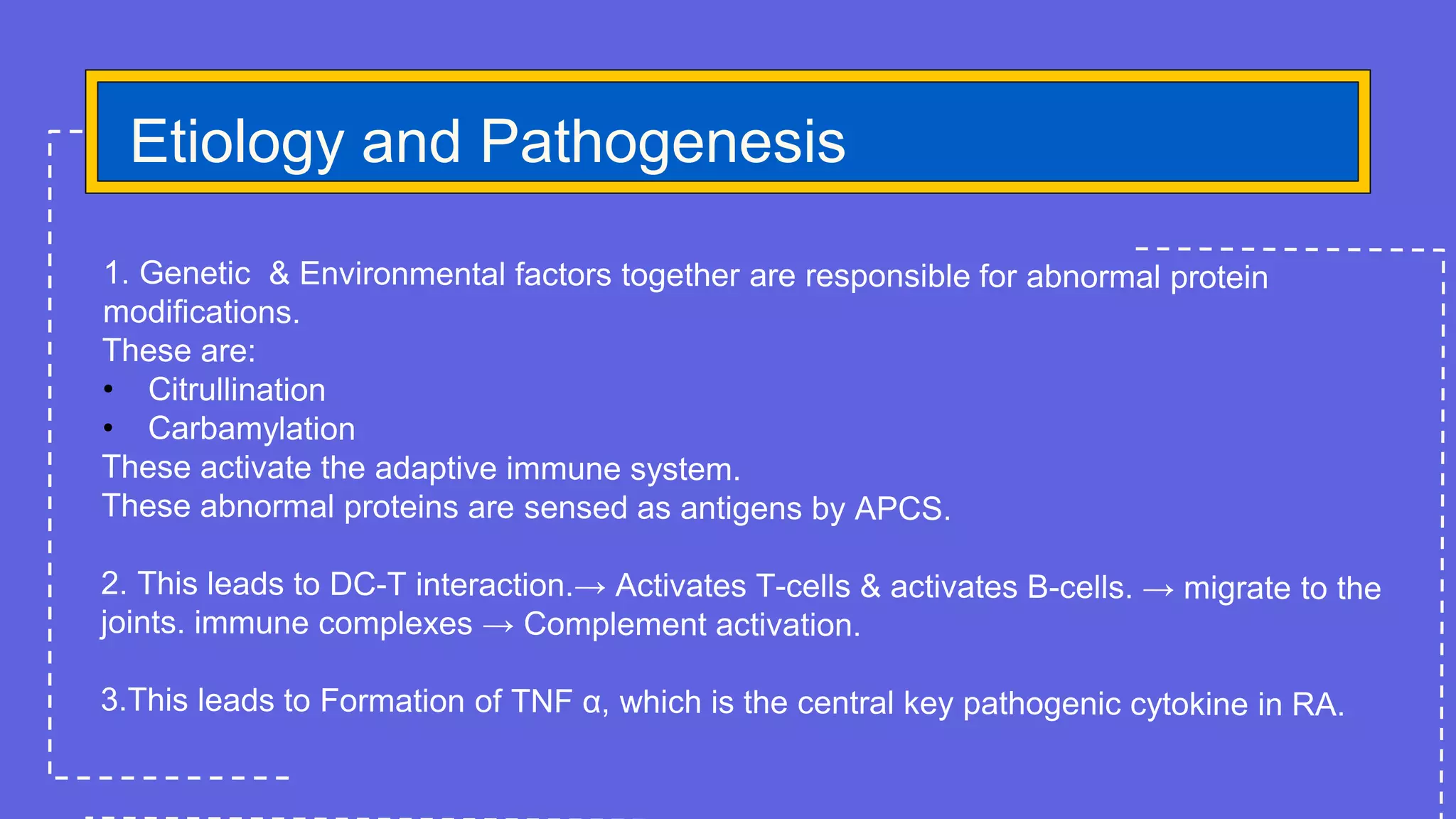 Etiology and Pathogenesis
 